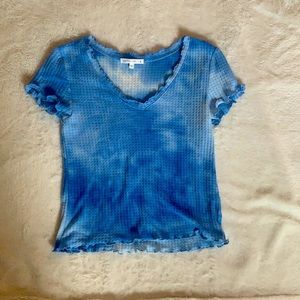 ANISTAR tie die v neck
